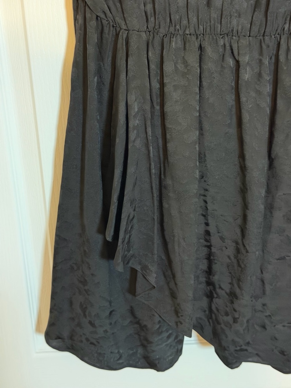 Zadig & Voltaire Rackyla 100% Silk Dress Black Leopard Jacquard Pattern Size S - Picture 6 of 8